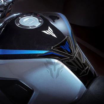 Pentru Yamaha MT-09 MT09 2013-2015 3D Rășină Motocicleta Gaz Combustibil Rezervor Tampon Protector Autocolant