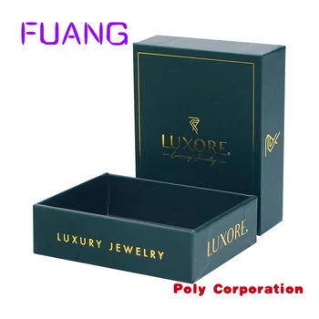 Personalizat Custom print parfum cutie cu capac și bază de cutii rigide verde cosmetice hârtie cutii de cadouri cu logo-ul packagpacking cutie pentru întreprinderile mici 