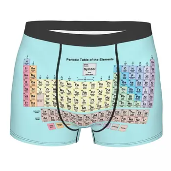 Personalizat Tabelul Periodic Cu Toate 118 Element Nume Boxeri pantaloni Scurți pentru Bărbați de Știință Chimie Chimice Boxeri Lenjerie de corp Rece Chiloți
