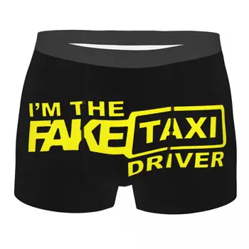 Personalizate eu sunt Șofer de Taxi Fals Lenjerie de corp pentru Bărbați Breathbale Boxeri Chiloți Moale Chiloți