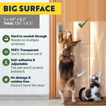 Pisici Câini Anti-Zero Bandă Acasă Mobilier Ușa Cabinetului Fereastră Cadru De Ușă Rezistentă La Uzură Protector Transparent Bandă Consumabile Pentru Animale De Companie