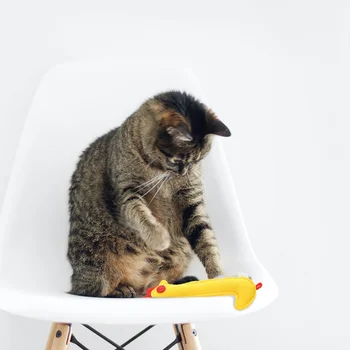 Pisică Jucărie Catnip Jucării pentru Pisici, desen Animat Interactiv de Companie Perla Bumbac Pisoi Interior