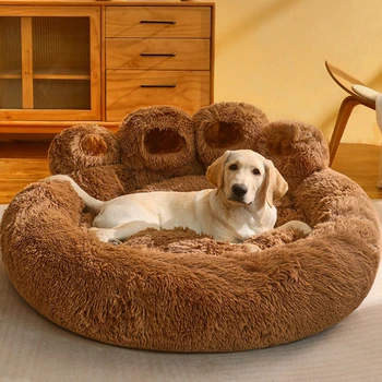 Plus Canisa Câine Mat Cald Iarna Pad de Dormit pentru Câini de talie Mare Ladă Câine Pad pentru Dormit Adânc,Câine de Companie Pat Cușcă de Câine Animal de casă Supplies