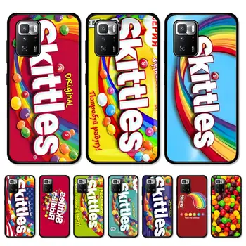 S-Skittless Dulce-Acrișor de Fructe Bomboane Telefon Caz pentru Redmi Nota 8 7 9 4 6 pro max T X 5A 3 10 pro lite