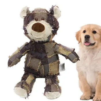 Scartaie Un Câine De Jucărie Jucării De Pluș Urs Jucărie De Mestecat Pentru Animale De Companie Confortabil Guma De Jucărie Pentru Câini, Pisici Și Alte Animale Mici