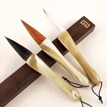 Scris Perie Urs De Păr De Păr De Lup Oaie De Păr Și Ambele Păr Caligrafie Chineză Set Și Instrumente De Artă Pentru Artist Perii Pen