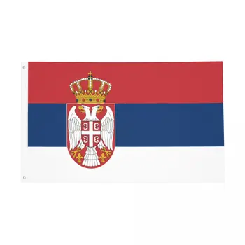 Serbia Steaguri se Estompeze Dovadă în aer liber Banner SRB RS Republika Srbija Poliester Acasă Camera de Camin de Perete Decor 3x5 FT