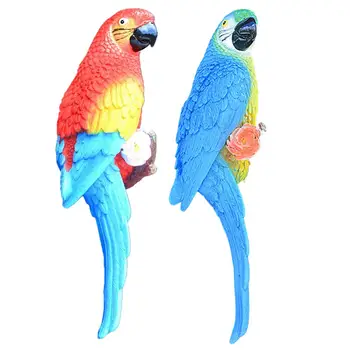 Simulate Papagal Statuie Ornamente Păsări Sculptura pentru Calea în aer liber
