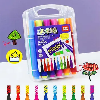Student Birou Școală De Desen Se Poate Schimba Culoarea Magic Markere De Culoare Float Pen