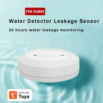 Tuya Zigbee Apă Senzor Inteligent APP de Viață a Scurgerilor de Apă de Monitorizare Potop de Imersie Senzor de Lucru Cu Zigbee Automatizare Supapă Robinet