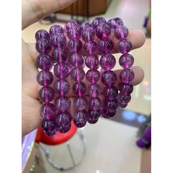 Violet Fluorit Singur Inel De Cristal Brățară