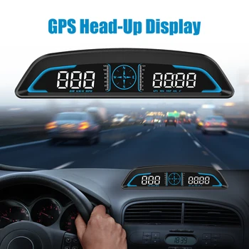 Vitezometru mașină de Electronice Auto Accesorii Digitale Inteligente Memento Alarmă Metru G3 GPS HUD Heads Up Display