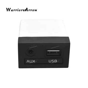 WarriorsArrow Port de Intrare Audio Jack Adaptor USB/AUX Plastic Pentru Hyundai Mistra 2017 96120B3200 96120 B3200 96120-B3200