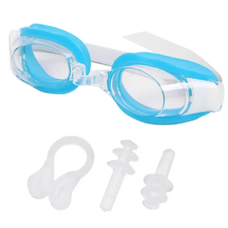 Femei Bărbați Adulți Impermeabil Anti Ceață Ochelari de Înot Set UV pentru Protecția Larg Imagine 3