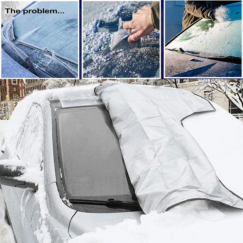 Carsnow acoperi fața acoperire pentru GAC ea6 snowprotection izolare termică nuanta de protecție Solară eoliană Îngheț prevenirea accesorii auto Imagine 2