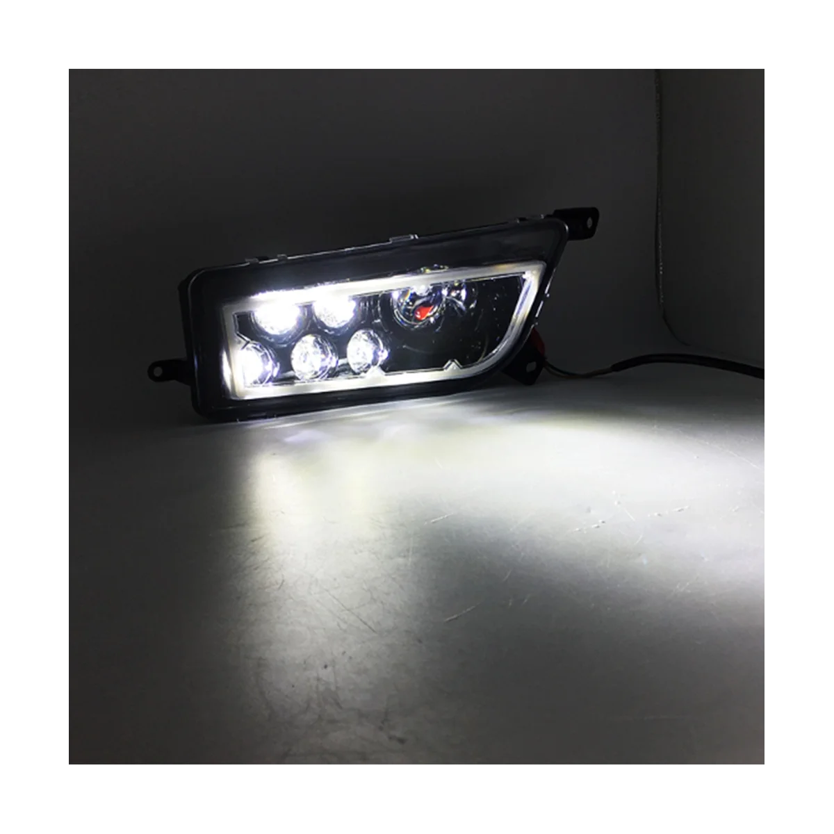 Pentru ATV, UTV POLARIS RZR Faruri cu LED-uri pentru Polaris Ras Împinge 1000 XP Culoare RGB cu Control Telefon Argint Imagine 2