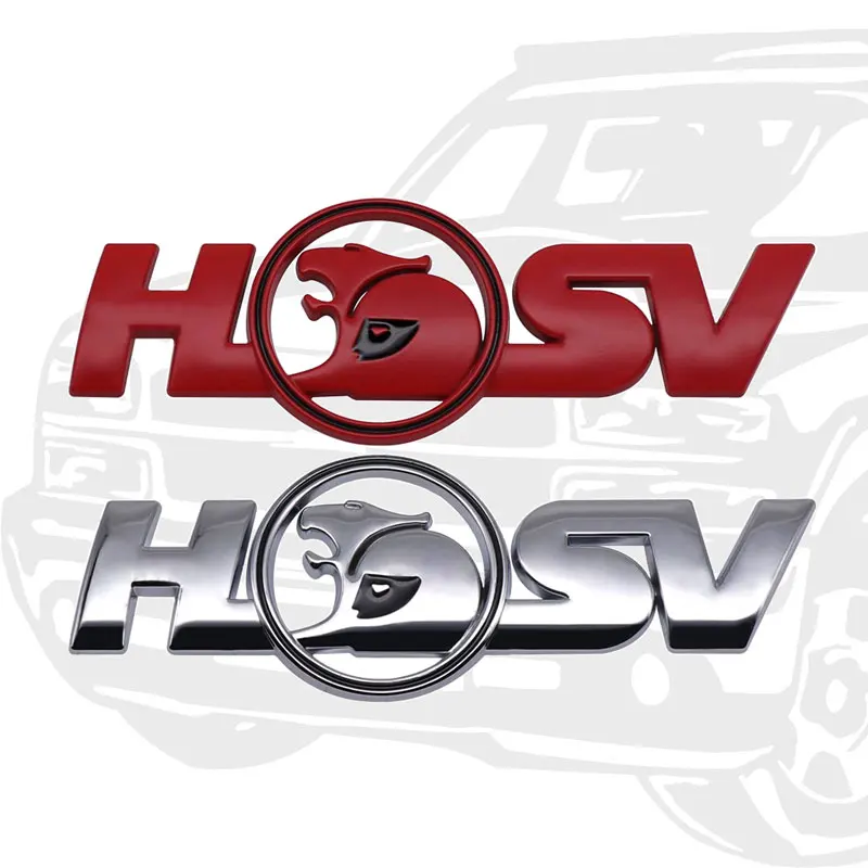 3D Metal HSV Styling Insigna Logo-ul Masina din Spate Emblema Portbagaj Autocolant Accesorii Auto Decal Pentru Holden Auto Imagine 4