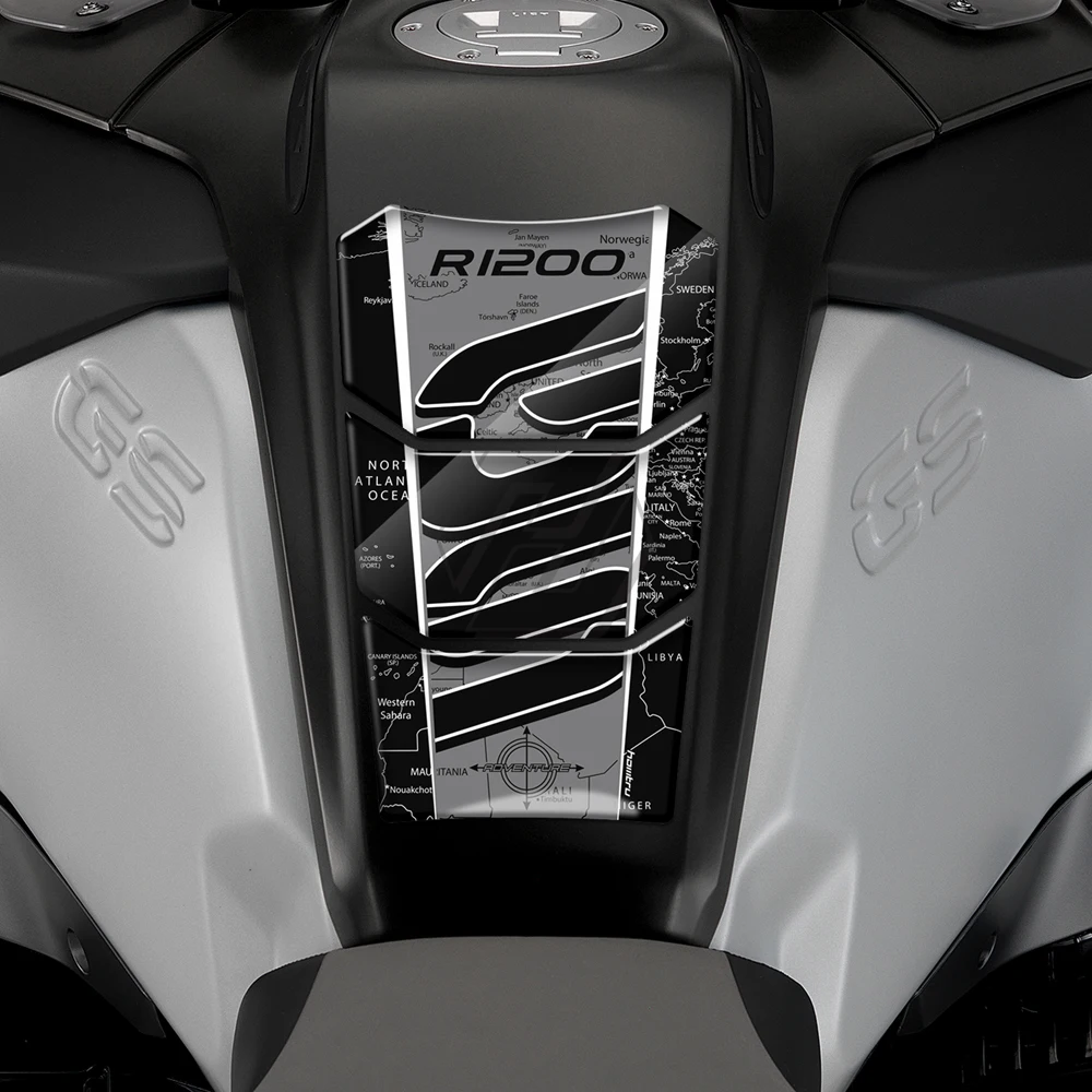 3D Rășină Motocicleta Rezervor Tampon Protector Caz pentru BMW R1200GS Adventure LC 2014-2019 Imagine 1