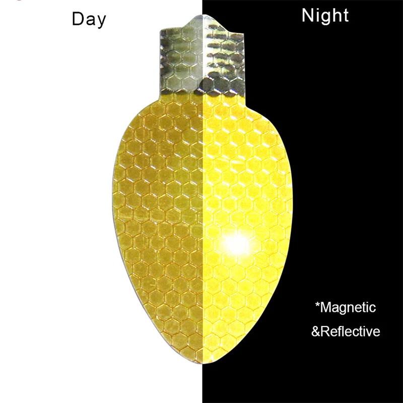 Reflectorizante Bec Magnet Decoratiuni De Craciun Masina Sticke Magnetic Decal Magneți De Frigider Moș Crăciun Accesorii Auto Imagine 3