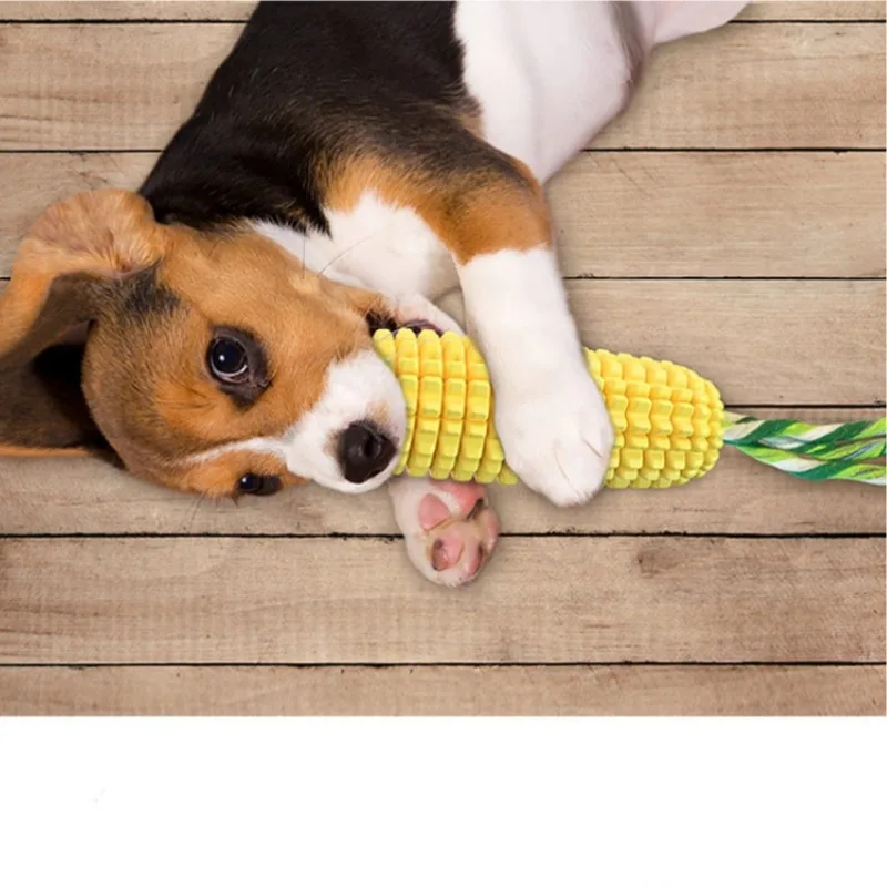 Consumabile Pentru Animale De Companie De Porumb Sunet Câine De Aerisire Jucării Rezistent La Rupere A Dintilor De Slefuire Bastoane Câine Jucării Accesorii Pentru Animale De Companie Imagine 5
