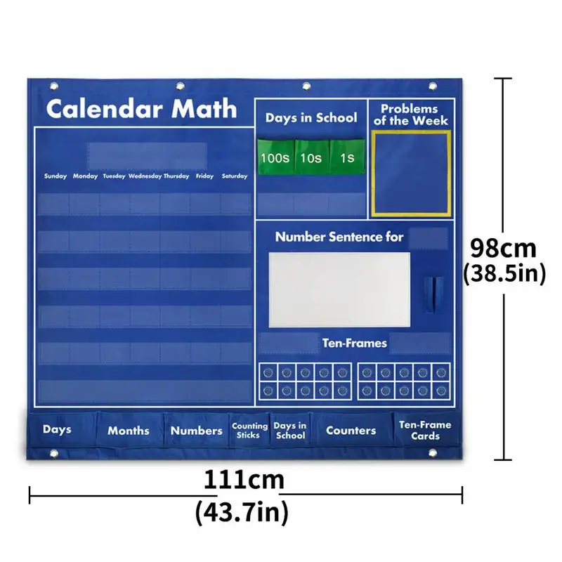 Buzunar Diagramă De Clasă Educative Matematica Clasa Calendar Ajutor În Predare Învățământ Portabil Materiale Didactice Pentru Gradinita Imagine 5