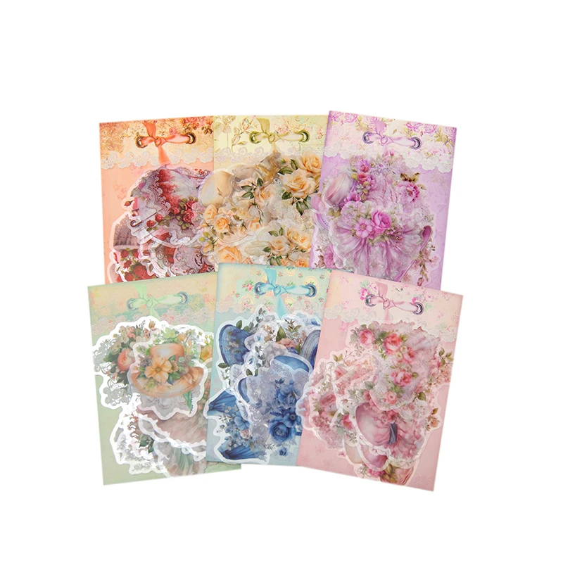 12packs/LOT UN parfum floral-amiaza umplut cu parfum serie de markeri album foto decorare autocolant animale de COMPANIE Imagine 3