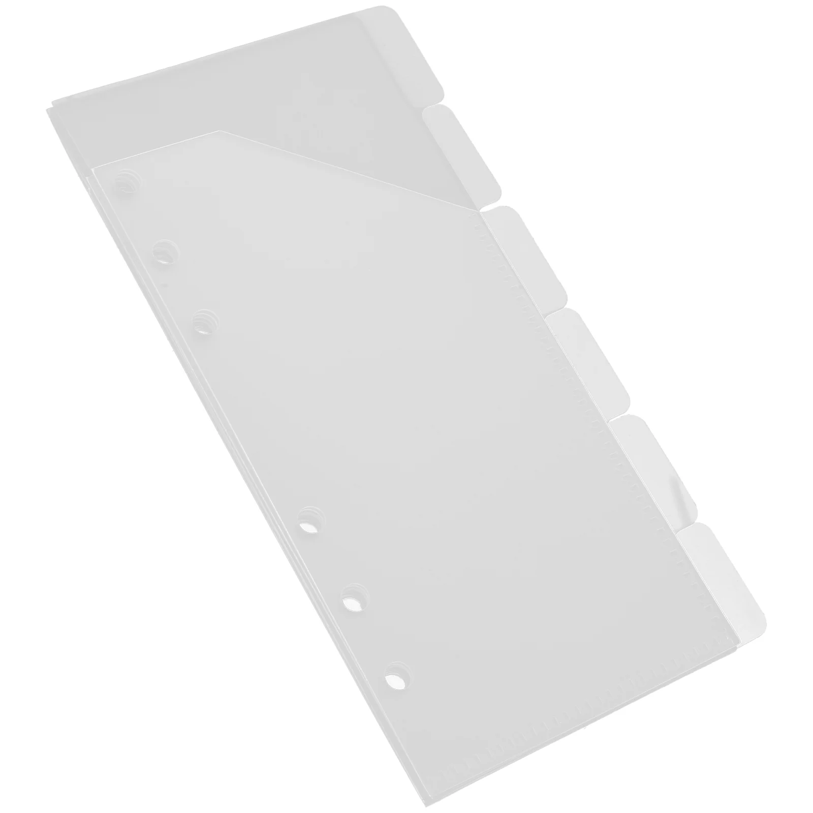 Lovit Liant Bani de Buzunar Budget Index Separator de Pagină volante Carte de Accesorii Notebook Folder Clipuri Gaura Husă Pp Saci Imagine 5