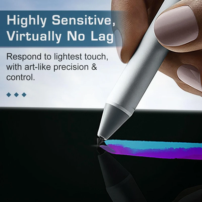 5 Bucata Pix Sfaturi Pentru Suprafata Pen (2XHB/2X2H/H Tip) Cauciuc Negru Pentru Surface Pro 2017 Pen (Model 1776)/Pro 4 Imagine 2
