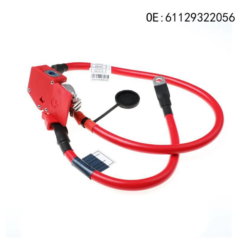 1 Bucata Masina Cablului Pozitiv al Bateriei 61129322056 Roșu Pentru BMW X5 F15 X6 F16 F85 F86 2013-2018 a Bateriei Duce Protecție Cablu Imagine 4