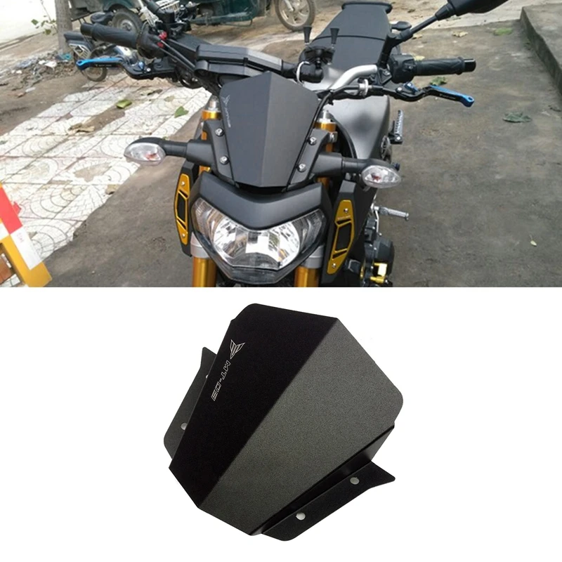 Motocicleta Parbriz Parbriz Protector Pentru Yamaha MT-09 FZ-09 FZ09 2014 2015 2016 Imagine 3