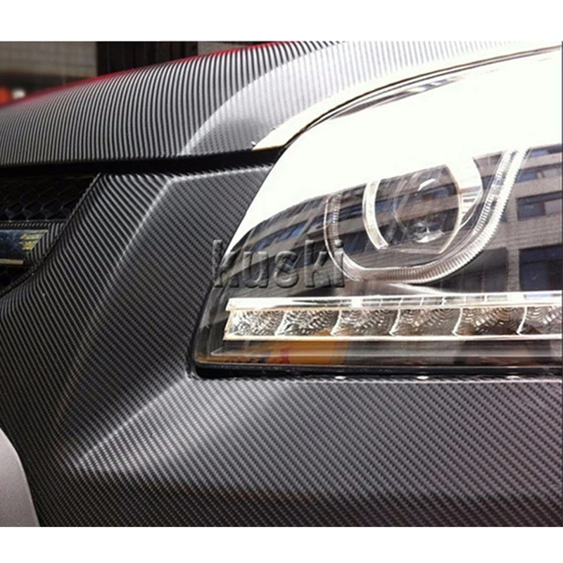 30X127cm Auto-styling Fibra de Carbon Protector Autocolante Auto pentru Citroen C4 C5 C3 berlingo Renault Megane 2 3 Captur Logan, Scenic 2 Imagine 3