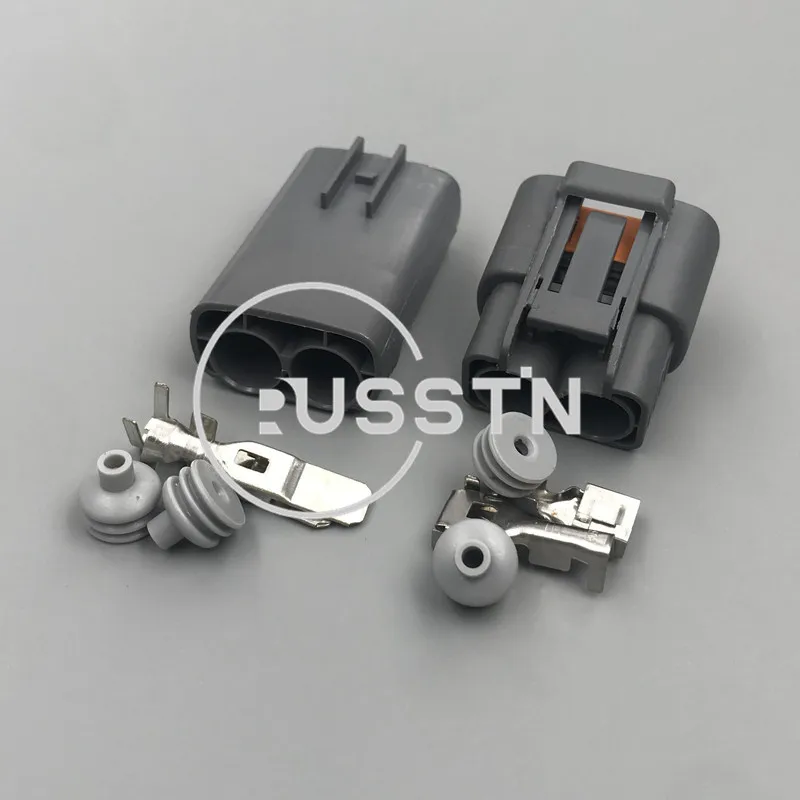 1 Set 2 Pin Auto Curent Mare Rezistent La Apa Cablu De La Conectorul Cablajului 6195-0057 6195-0060 Priza Auto Imagine 1