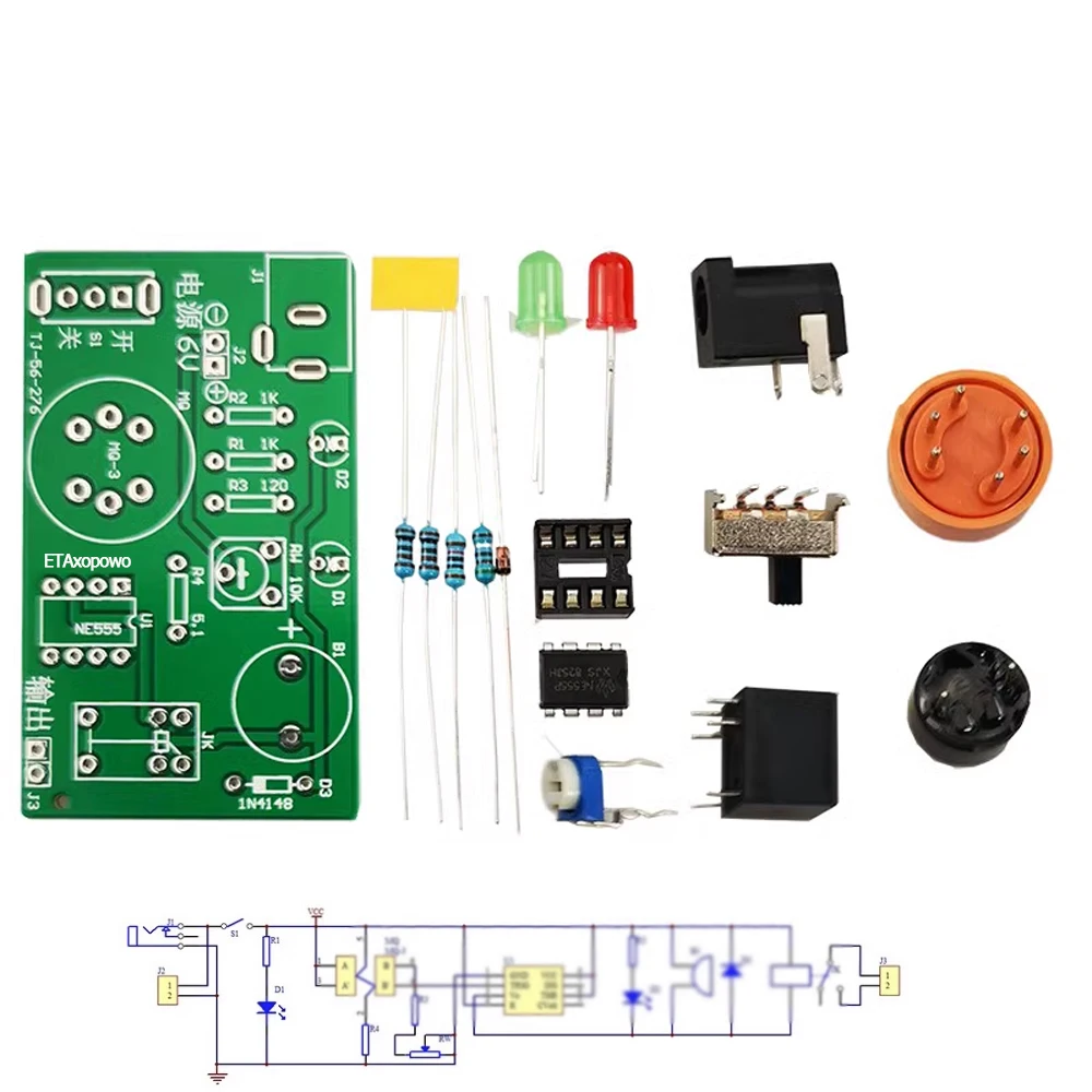 DIY kit electronice MQ-3 senzor de alcool lipit proiect DUI senzor de detectare a modulului Electronic de Instruire Practică Imagine 1