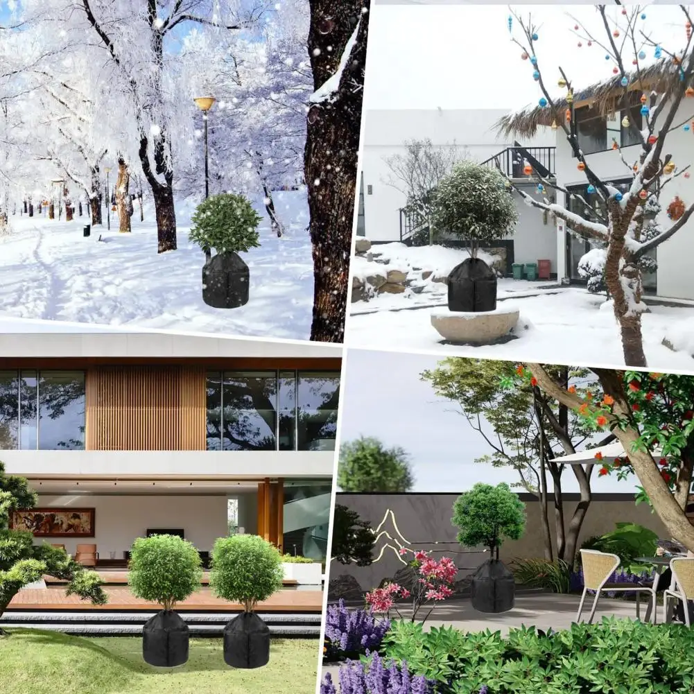 Cordon de Plante de Iarna de Protecție a Plantelor la Îngheț Acoperire pentru Exterior Pomi Fructiferi Ghivece cu Plante Arbuști Reutilizabile Grădină Sac Imagine 2