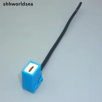 shhworldsea 2/10/50/100/500pcs H1/H3 12V/24V Auto Bec Far Soclu Adaptor Suport Cablu de Extensie Conector Auto