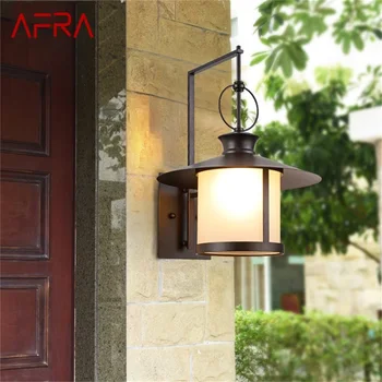 ·AFRA în aer liber Lampa de Perete Retro Clasic Sconces Lumina rezistent la apa IP65 Acasă cu LED-uri Pentru Villa Veranda