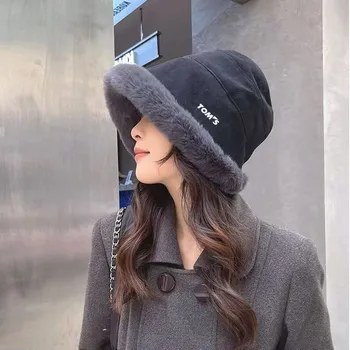 골프모자 Iarna Golf Hat Versiunea coreeană de Casual Pescar Pălărie cu Îngroșată Windproof de Protecție pentru Urechi Golf Hat Femei 골프겨울모자
